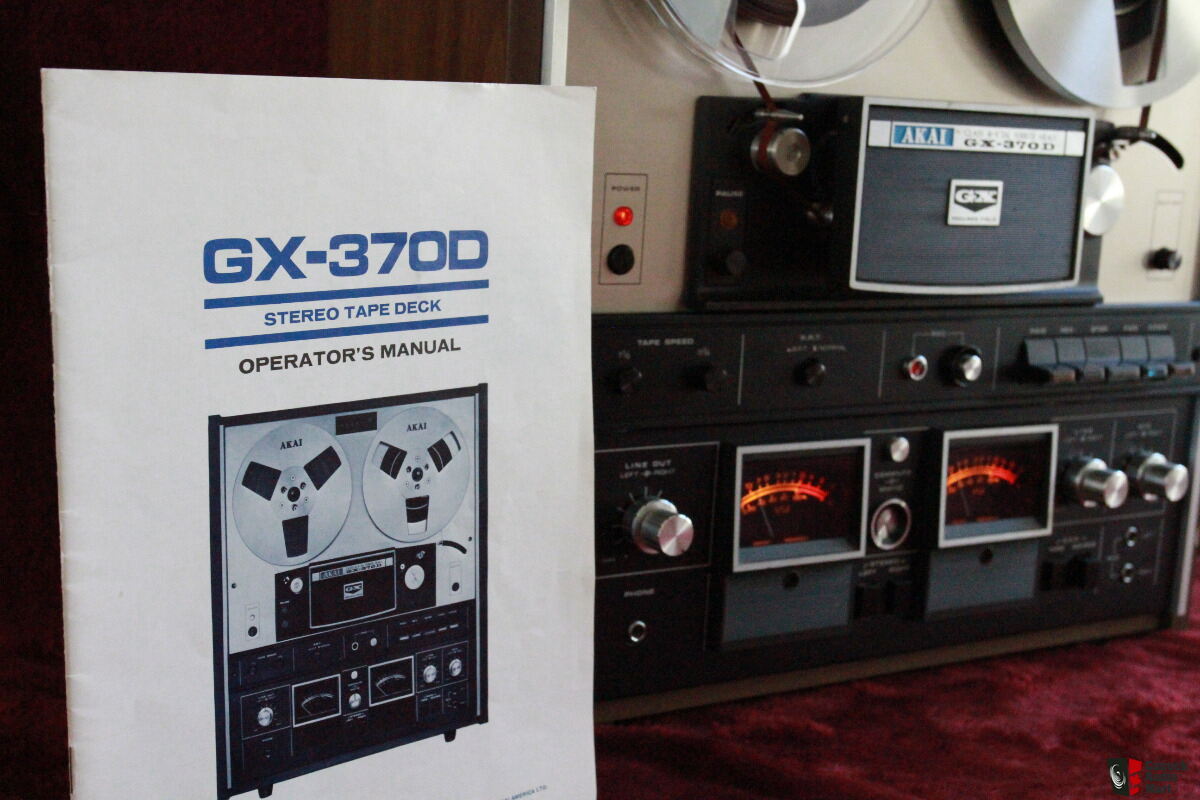 AKAI GX-370D REEL To Reel Tape Deck For Parts Or Repair Only Read See Video  $119.97 - PicClick