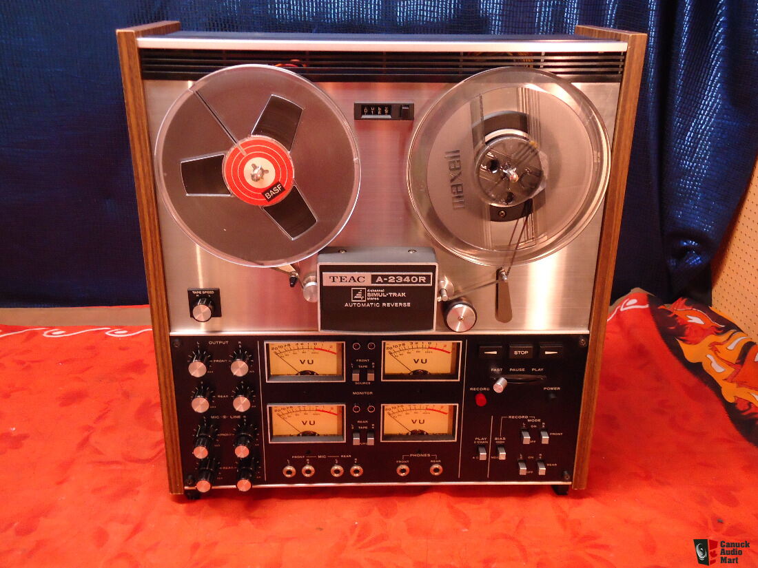 CD Quality Sound-TEAC A-2340R Reel to Reel Tape Deck-Serviced