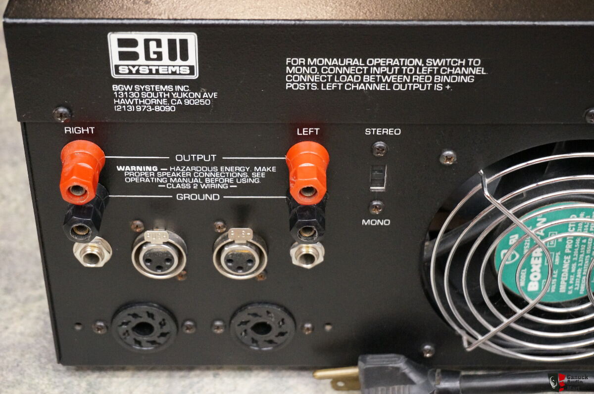 BGW 750B Power Amp SOLD to Michael! Photo #1125774 - Canuck Audio Mart