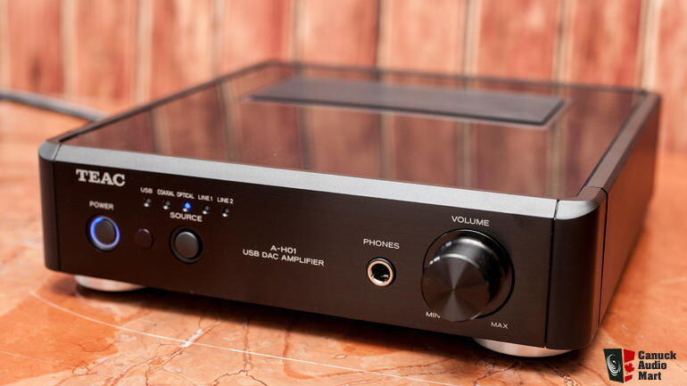 Teac A-H01 integrated amplifier with USB DAC and remote, ICE