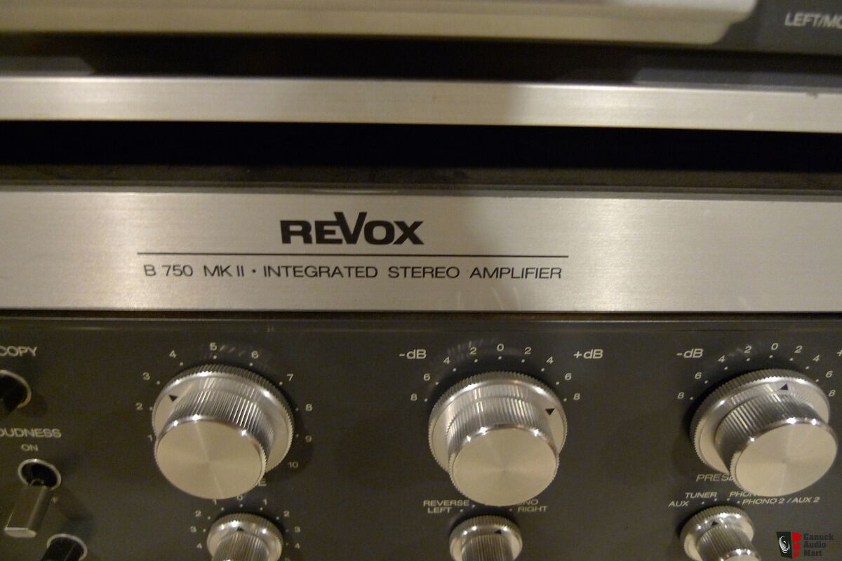 Revox - Full set: B750 MK2, B760, B77, B795, Rack 130 - Integrated