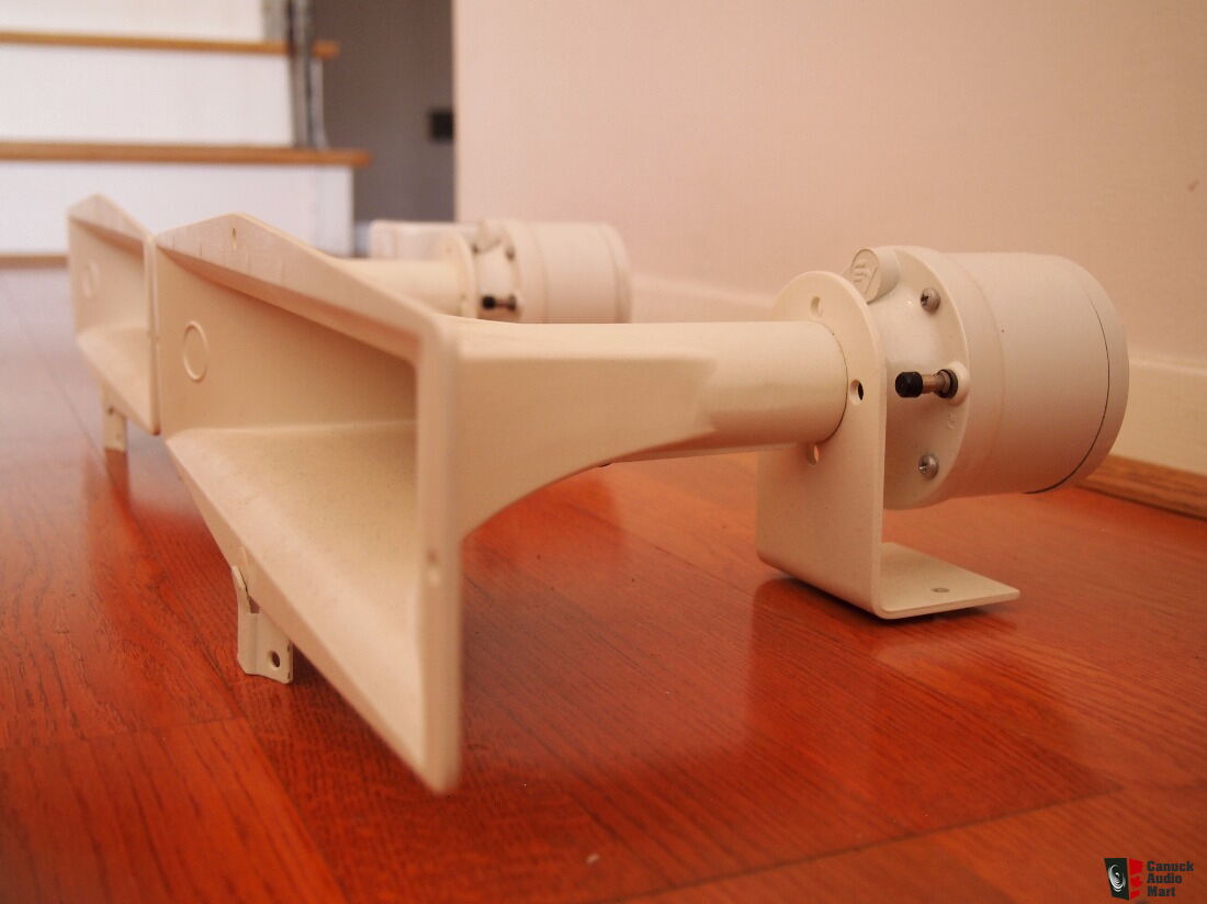 SOLD** ELECTRO VOICE EV pair of high frequency driver, diffraction horn ...