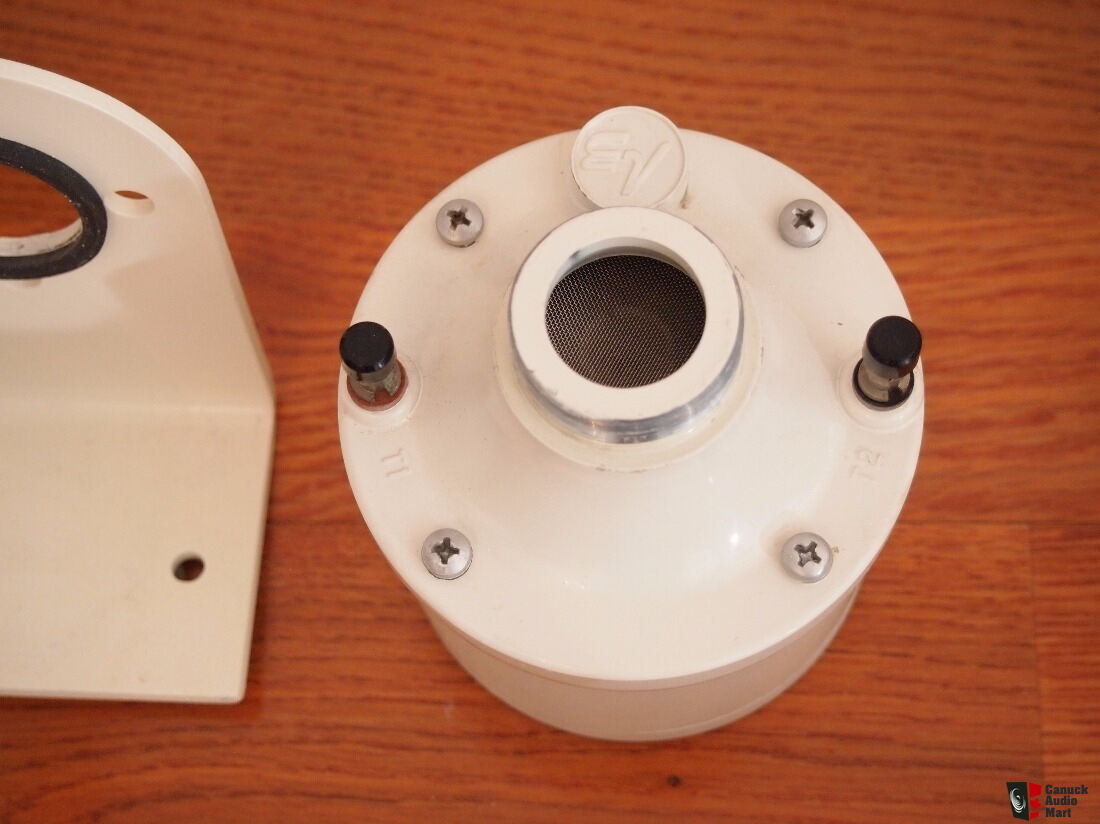 SOLD** ELECTRO VOICE EV pair of high frequency driver, diffraction horn ...