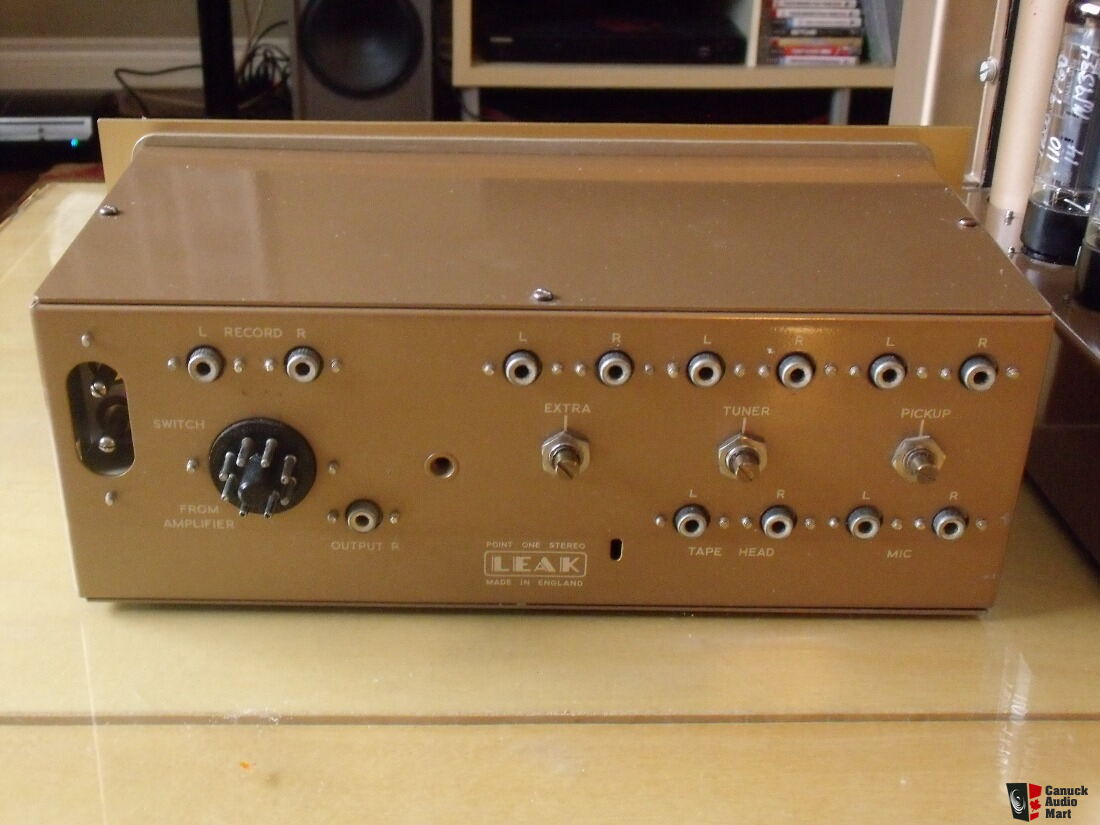 1959 Leak Stereo 50 tube amp with rare Gold Point One Stereo