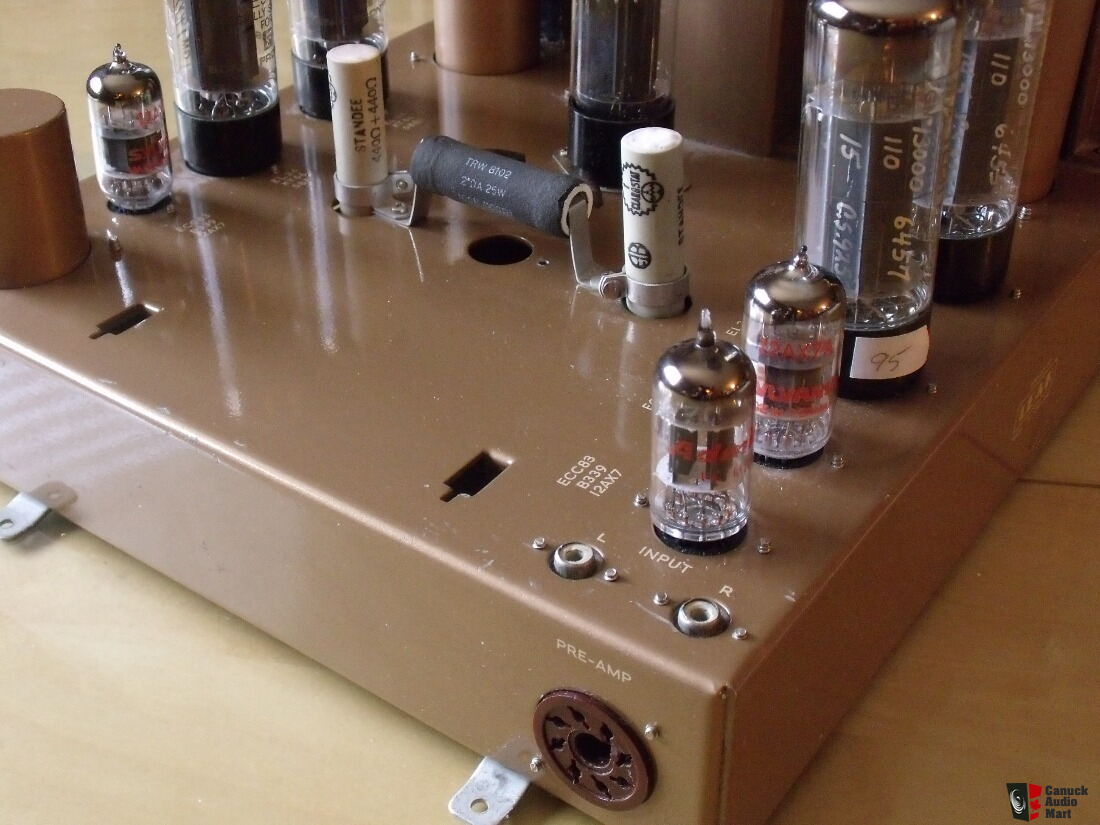 1959 Leak Stereo 50 tube amp with rare Gold Point One Stereo