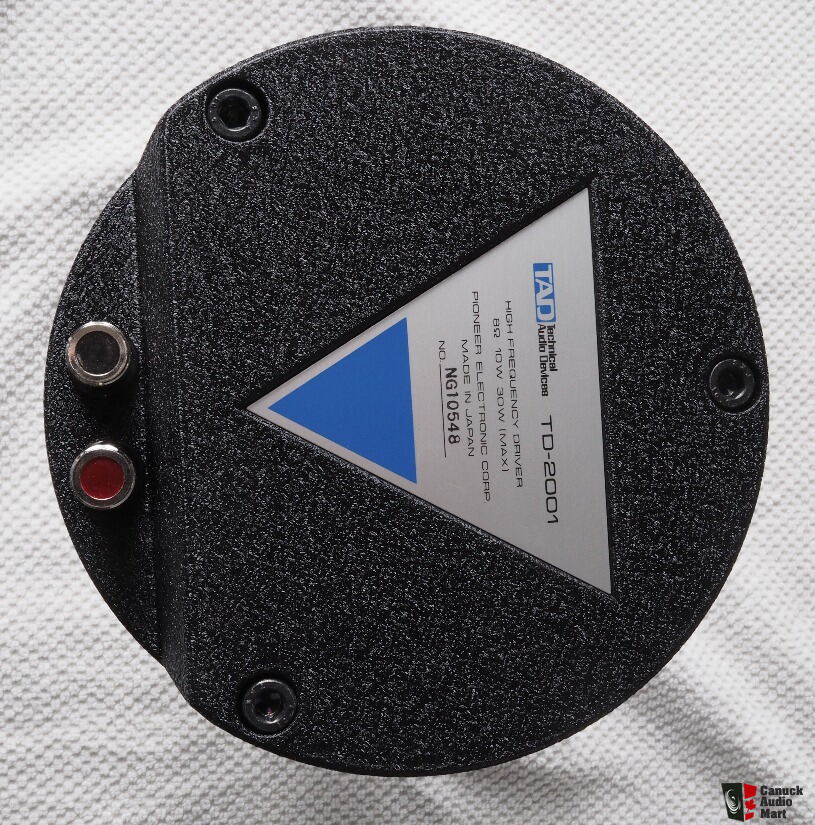 Pilotes de compression tweeter stéréo hifi audiophile TAD TD-2001 (un