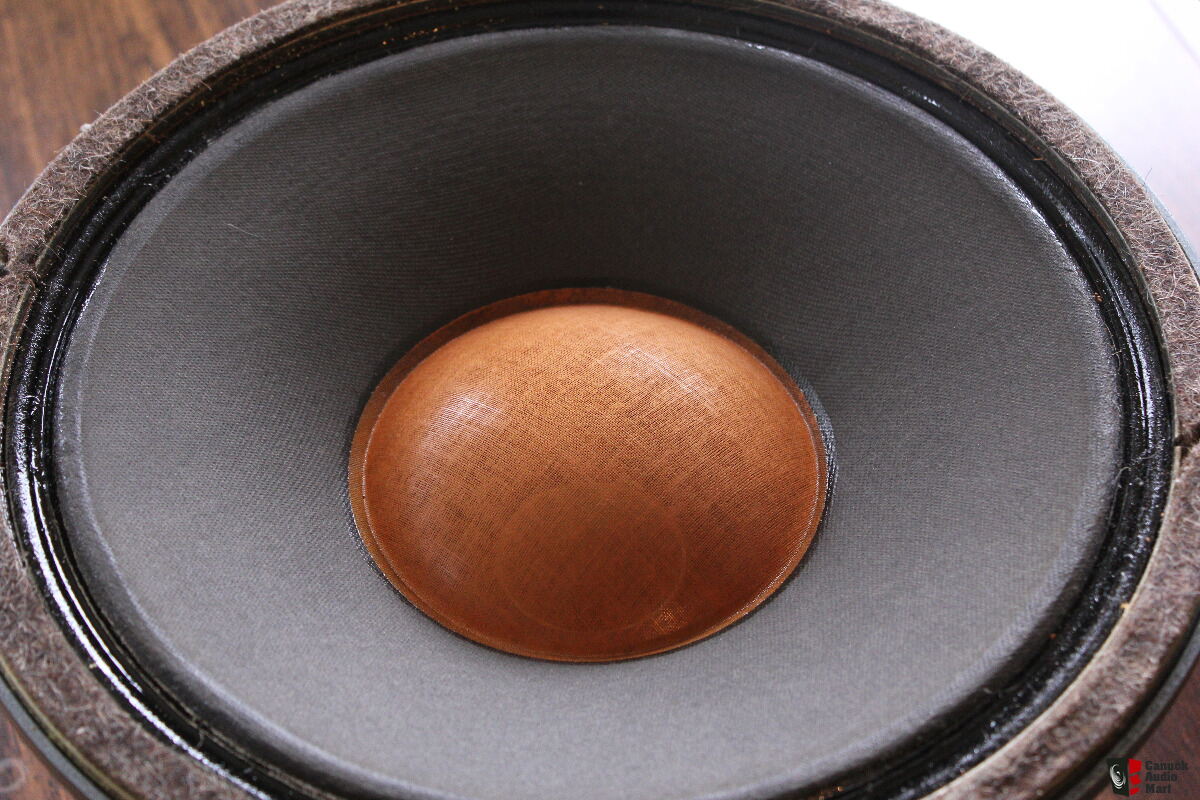 Pair of Vintage Tannoy Monitor Red Speakers LSU/HF/12/L Orange