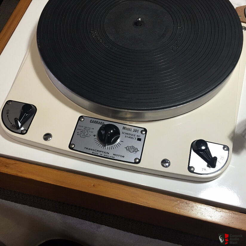 Garrard 301 Oil Bearing Super Clean Custom Plinth With Sme 3009 And Vintage Headshell Photo 1190800 Canuck Audio Mart