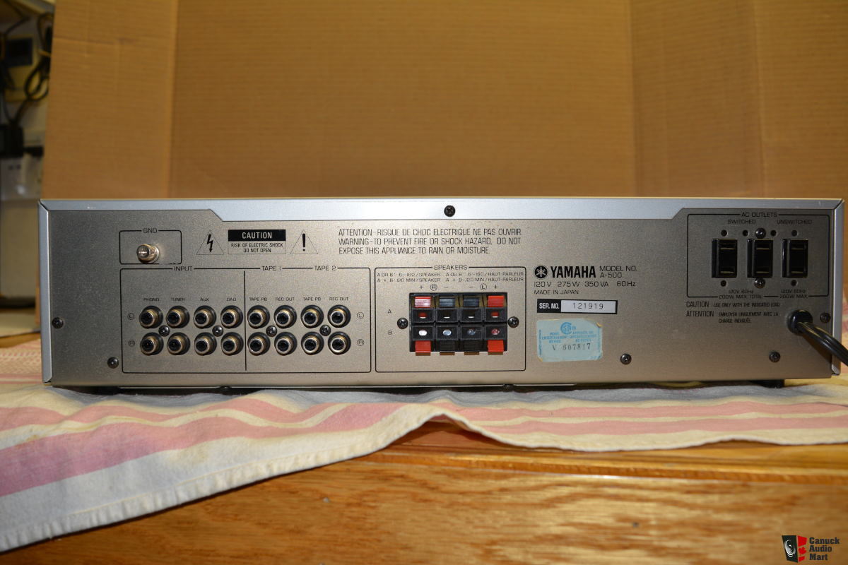 Yamaha A-500 Stereo Amplifier Photo #1192827 - US Audio Mart