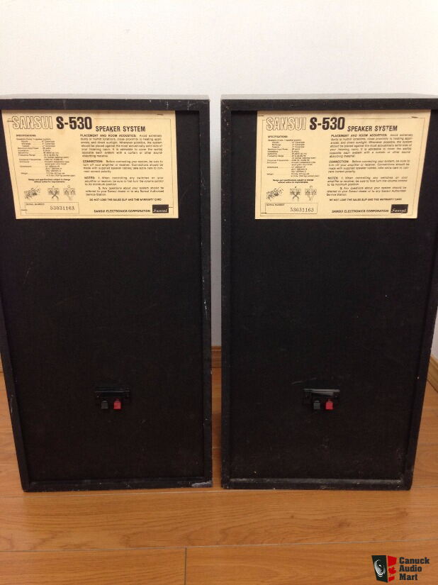 sansui s530 speakers