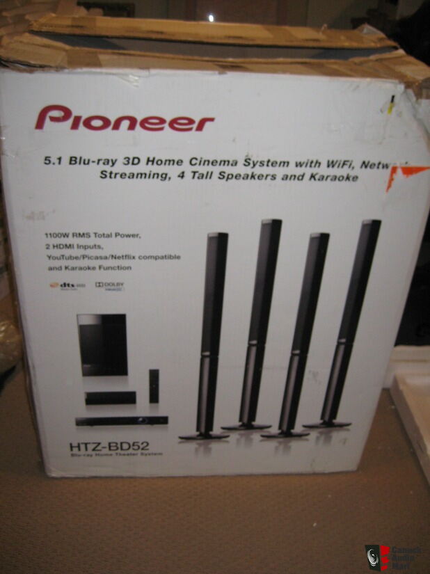 Pioneer Blu-ray Streaming 5.1 Home-Theater System with iPod Cradle