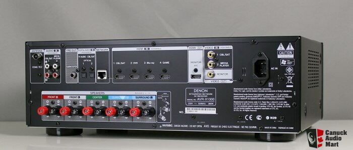 Denon AVR X1000 Home Theatre Receiver - Like New Photo #1213722