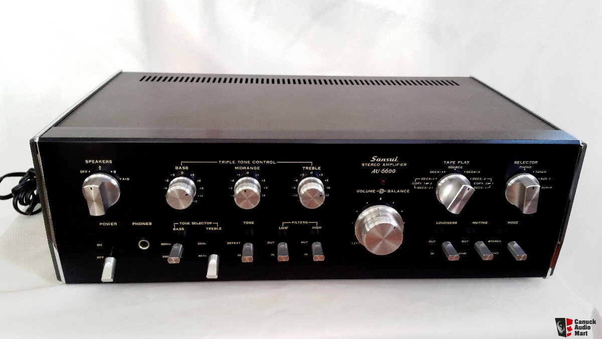 Sansui AU6600, AU-6600 Integrated Amplifier Nice Vintage Sound