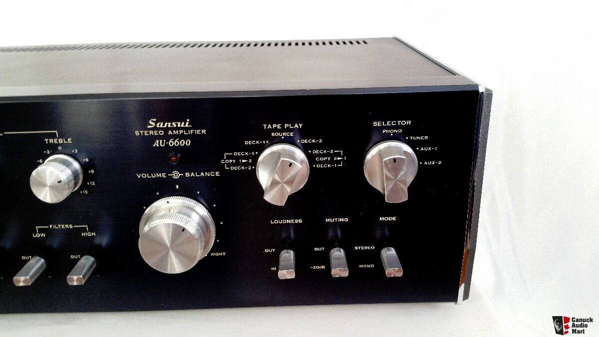 Sansui AU6600, AU-6600 Integrated Amplifier Nice Vintage Sound