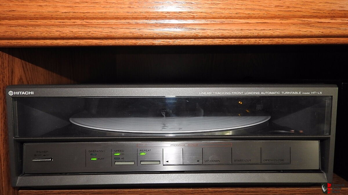 RARE 1983 Hitachi JAPAN HT-L5 QUARTZ LINEAR TRACKING Direct Drive