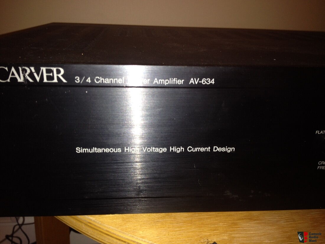 Carver AV-634 Power Amplifier Reduced For Sale - Aussie Audio Mart