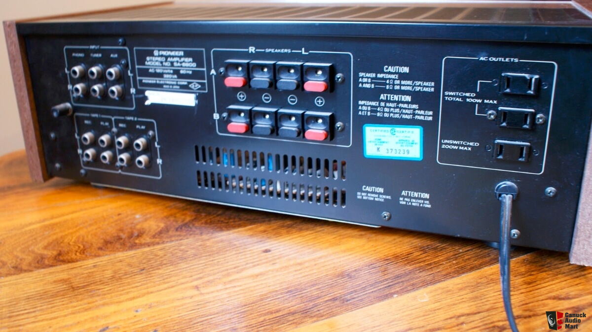 Pioneer SA-6800 and TX-6800 Photo #1263928 - US Audio Mart