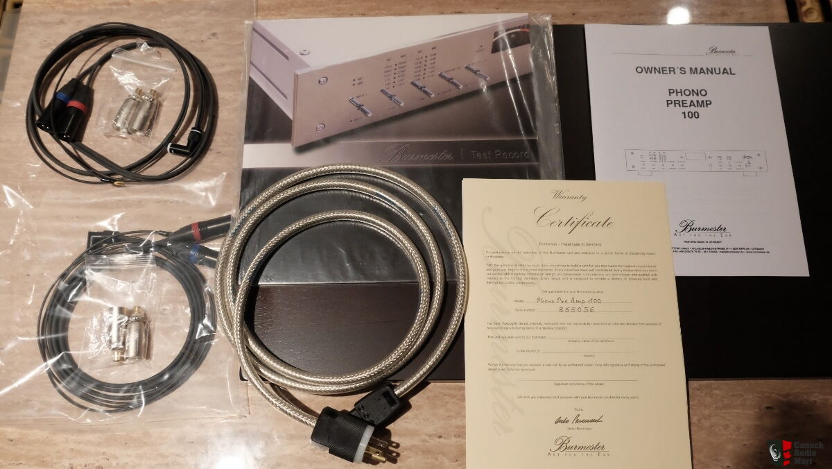 Burmester 100 Reference Phono Preamplifier Photo 1278926 UK Audio Mart