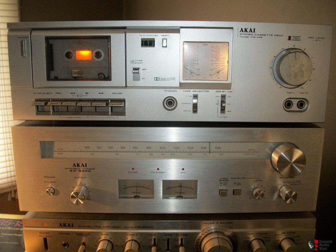 Akai PS-120M Amplifier, Akai PS-200C Pre. Amp., Akai AT-2400 AM