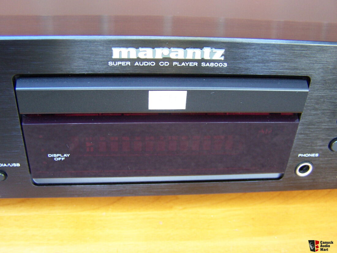 Marantz SA8003 Super Audio CD Player Photo #1287599 - US Audio Mart