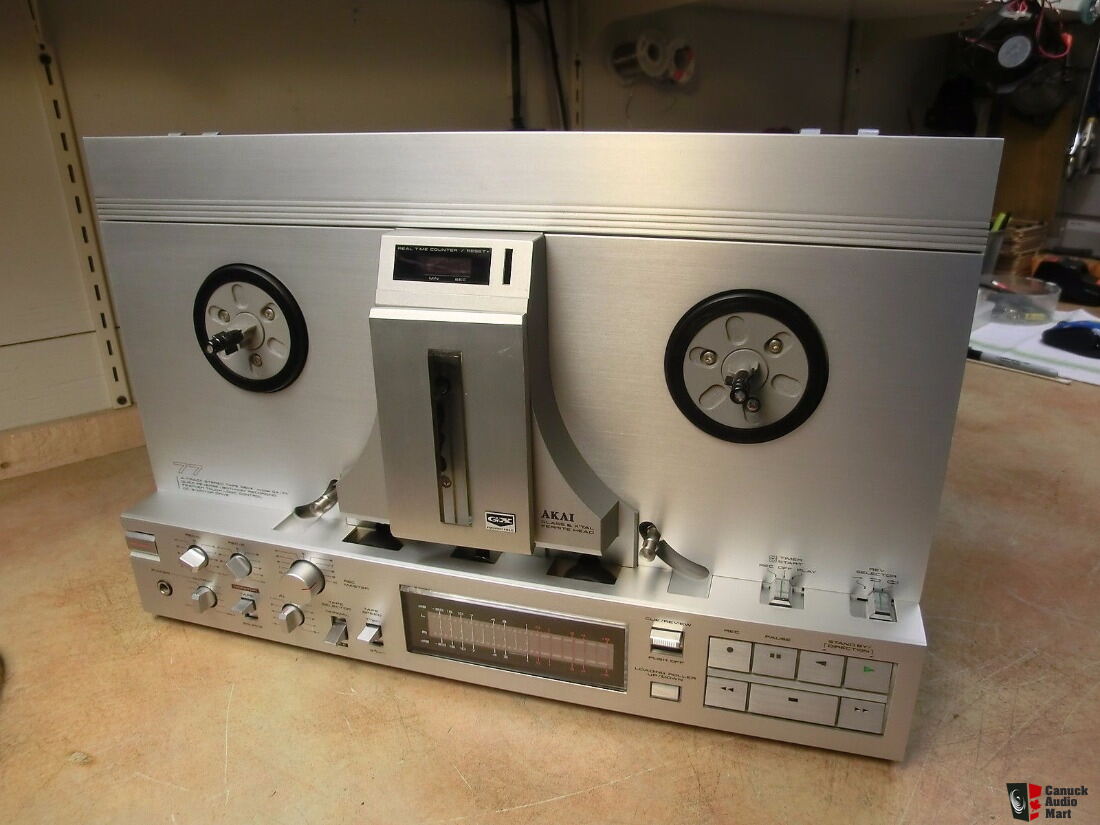 Akai Gx 77 Open Reel Reel To Reel Tape Deck Works 100 Some Issues See Desc Photo 1292521