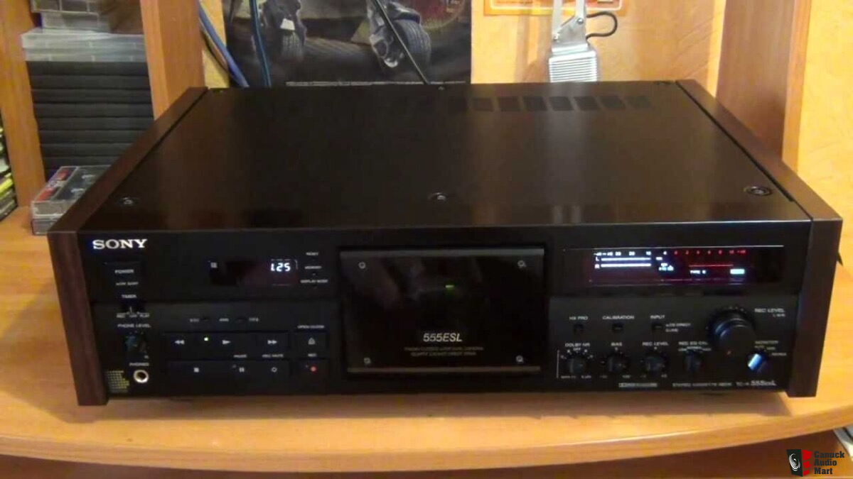 Sony ES TC-K555ESL Audiophile Cassette Deck Serviced Mint For Sale