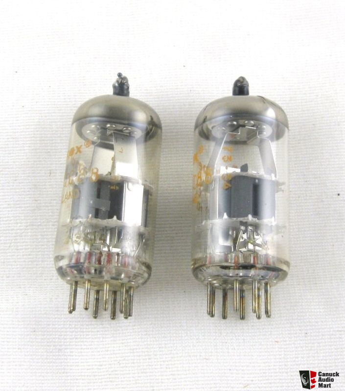 Pair of Amperex 6DJ8 / ECC88 (Orange logo, A-frame) Vacuum tubes For ...