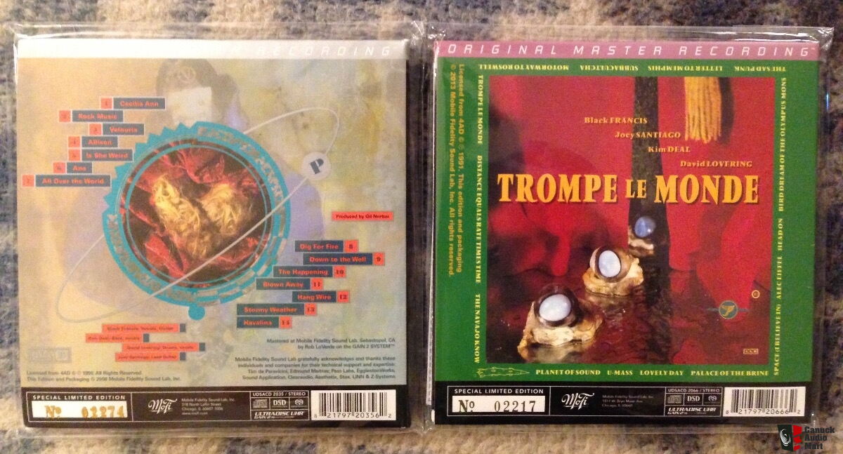 Pixies - Bossanova & Trompe le Monde MFSL SACD/CD Ultradiscs PENDING ...