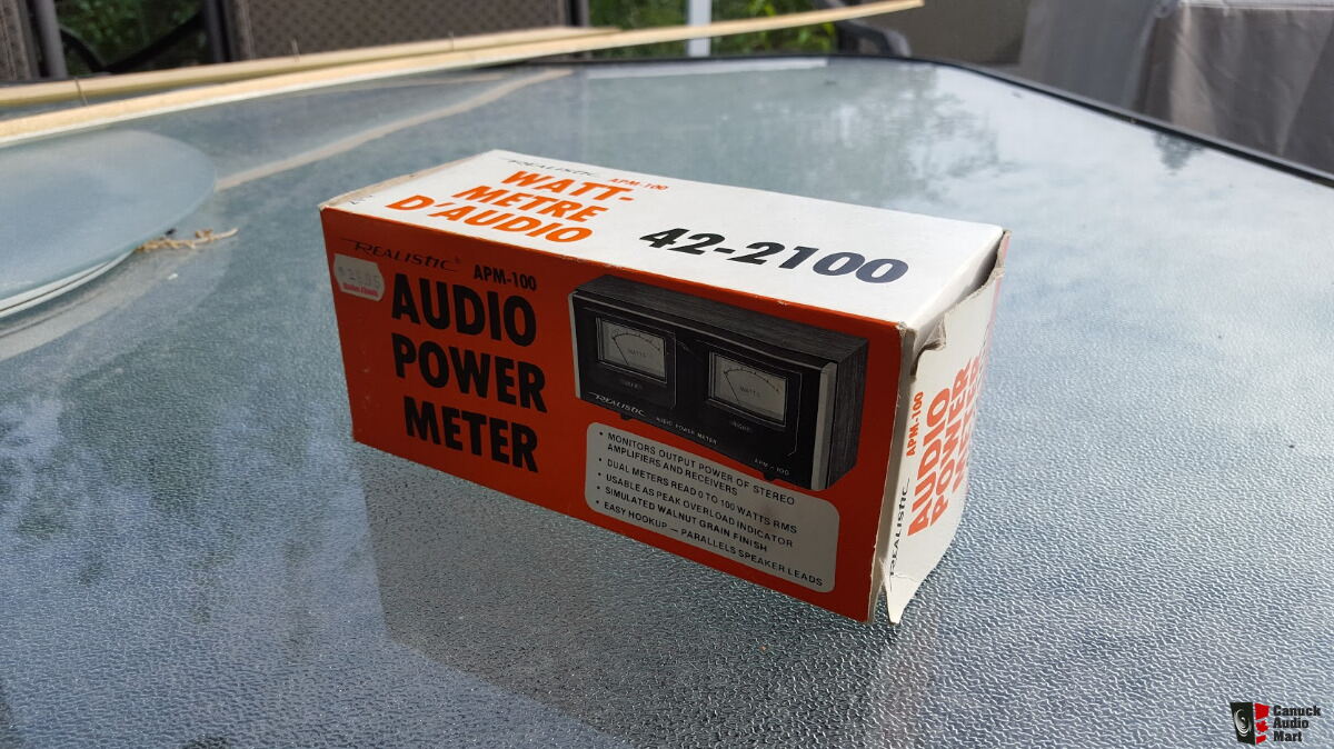 NOS in box Realistic apm 100 power meter Photo 1321331 UK Audio