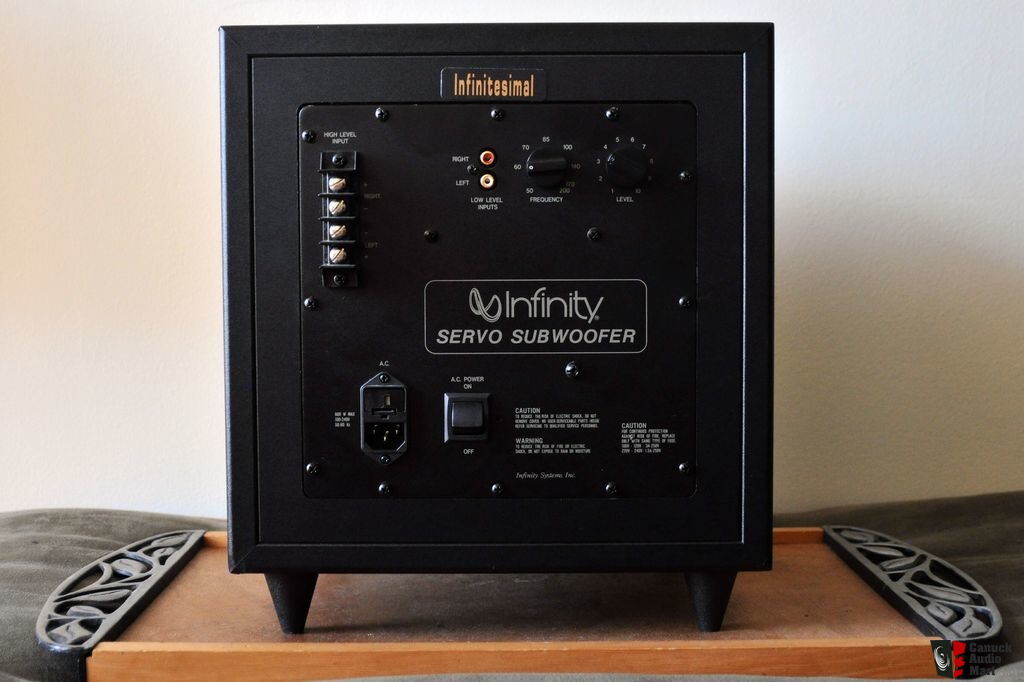 infinity infinitesimal servo subwoofer