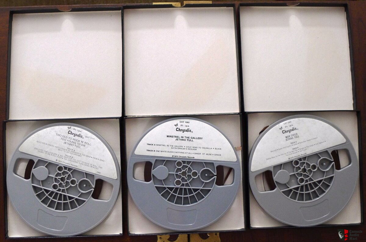 Lot of Three Rare Jethro Tull Reel to Reel Tapes Photo #1356935 - US Audio  Mart