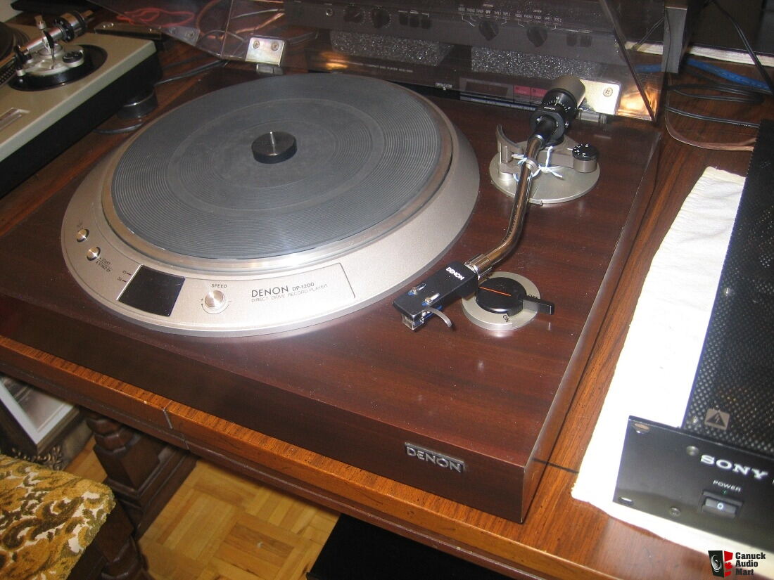 Denon Dp 10 Turntable With A Ortofon Mc Cartridge On Hold To Derrick Photo Canuck Audio Mart