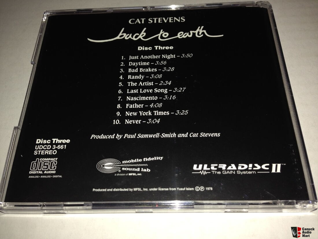 Cat Stevens Three K Gold Disc By MSFL Set Of CD Box Set Photo UK Audio Mart