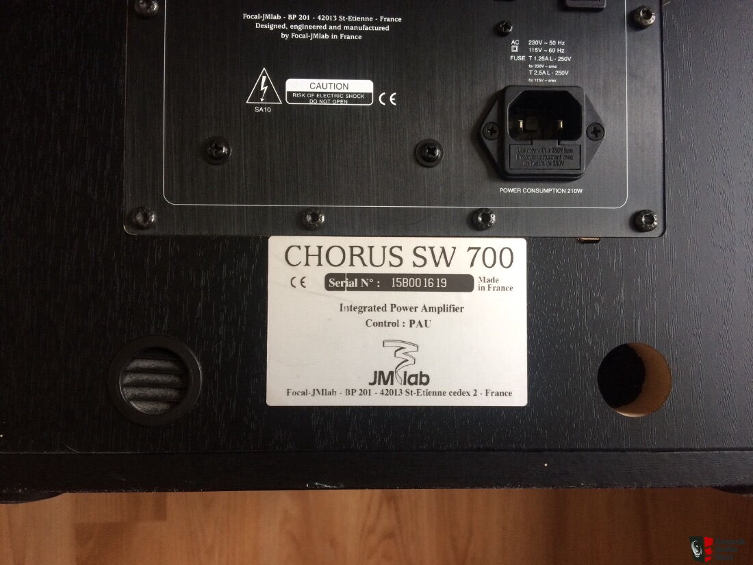 JM Lab/Focal Chorus SW 700 Photo #1379267 - US Audio Mart