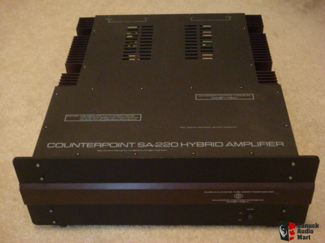 Counterpoint SA-220 HYBRID TUBE/MOSFET POWER Amp For Sale - Canuck