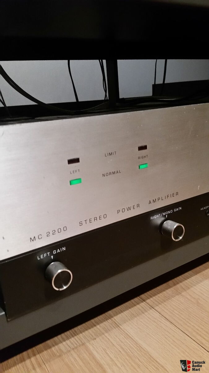 Mcintosh MC 2200 For Sale - Canuck Audio Mart