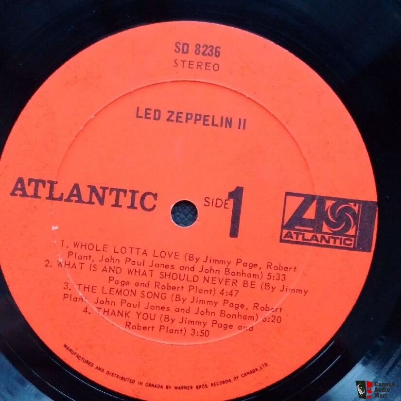 LED ZEPPELIN☆II UK Atlantic Red/Maroon オ www.timepharma.com