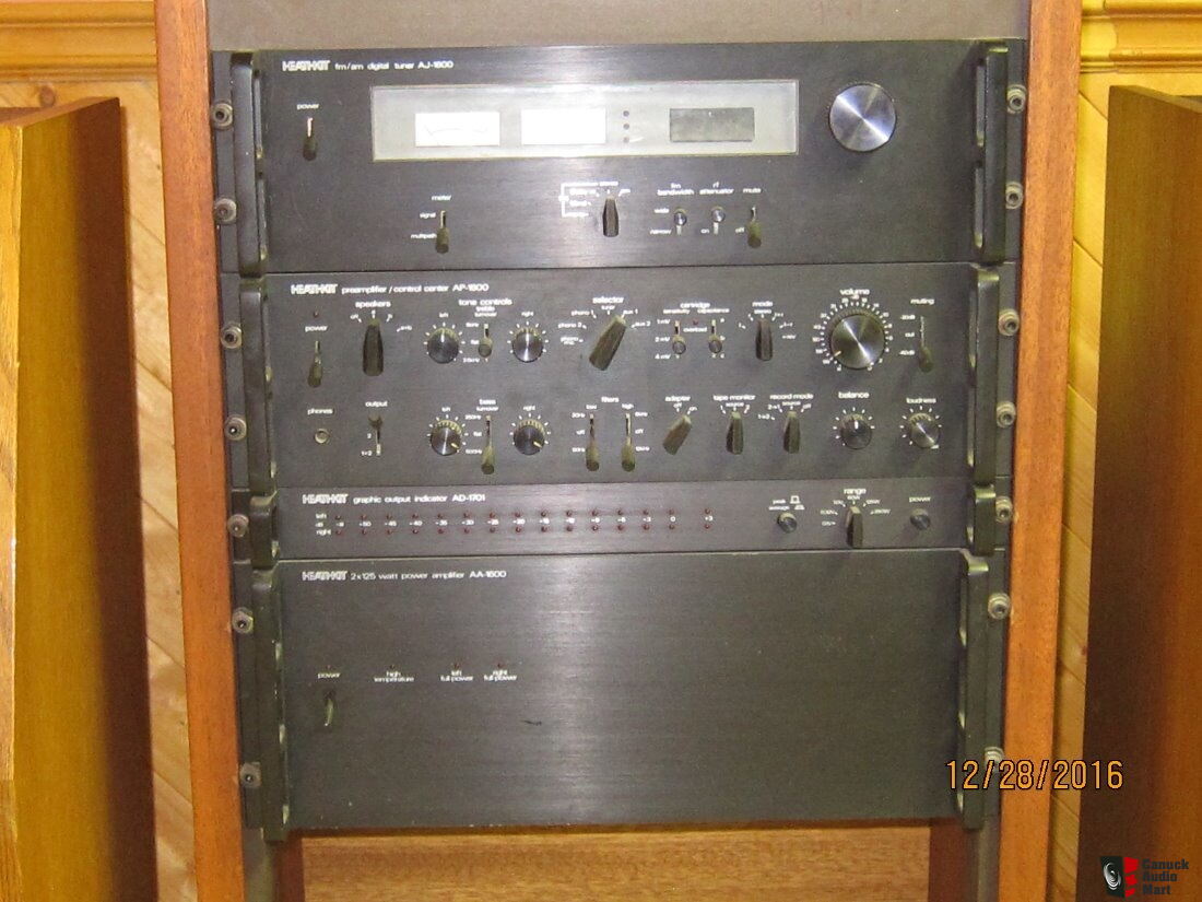 Heathkit Complete Stereo System In Rack