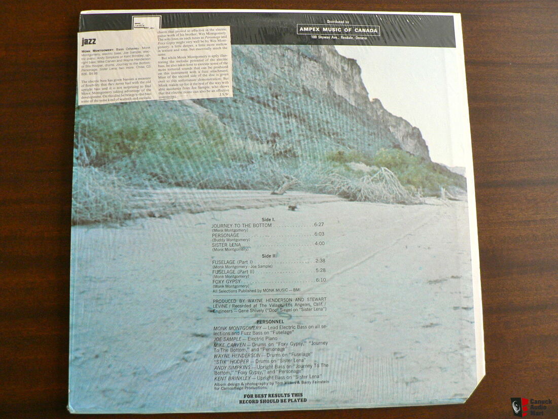 Monk Montgomery - Bass Odyssey lp Photo #1413139 - US Audio Mart