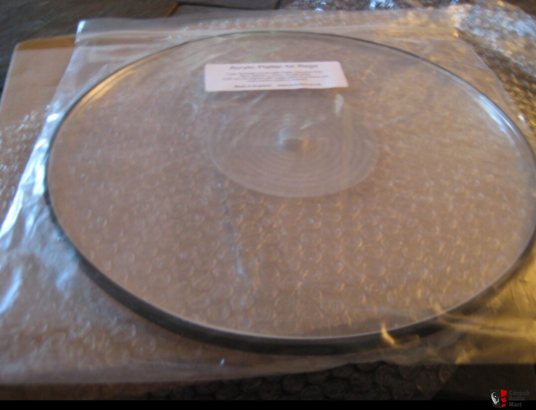 sleuf Ramkoers Uitdrukkelijk REGA - SRM Tech Acrylic Platter with Damping Ring *** Sold to Kevin Photo  #1415181 - Aussie Audio Mart