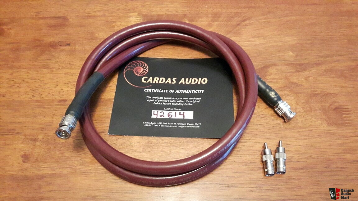 Cardas Lightning 15 BNC 1.5 meter with RCA adapters Photo #1419051