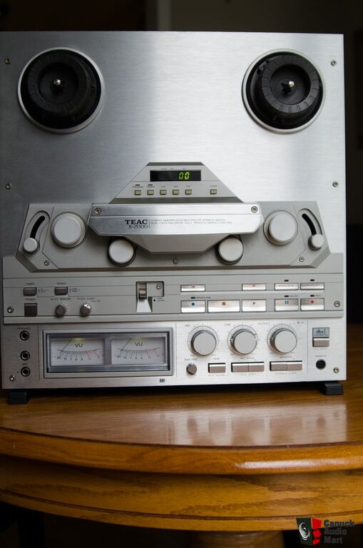 Beauitful TEAC X-2000 10.5 reel to reel player with blank tape with reel  and a TEAC take-up reel a Photo #1429031 - Canuck Audio Mart