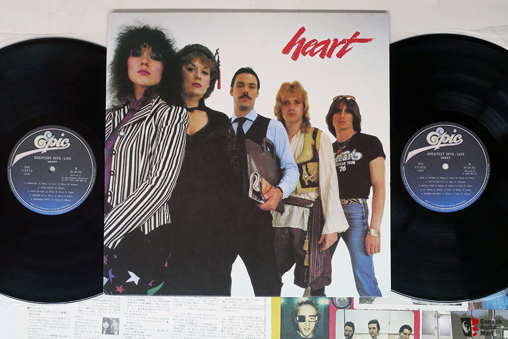Heart Greatest Hits Live Epic 40 3p 250 1 Japanese Vinyl 2lp Photo 1430468 Us Audio Mart