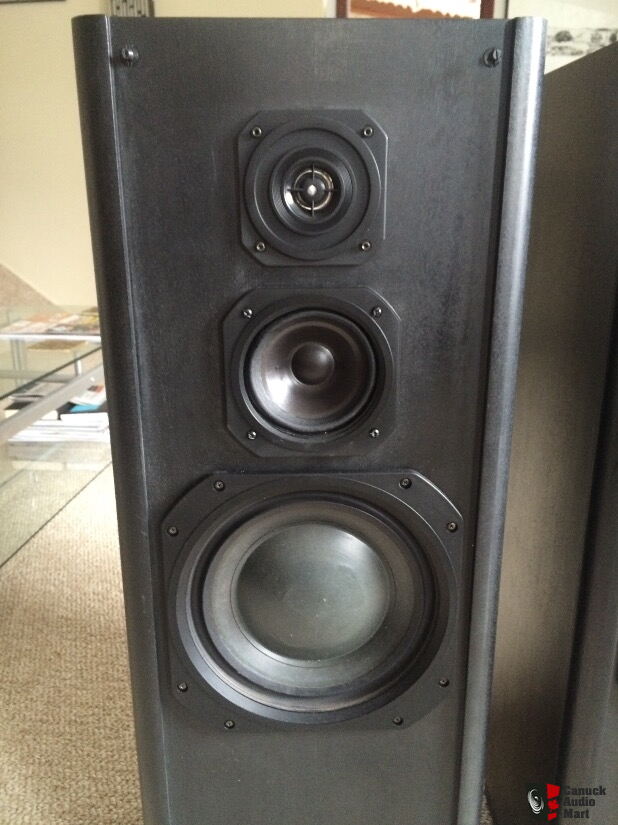 BALTIC 90 3 Way Floor Standing speakers Black with Stands Photo ...