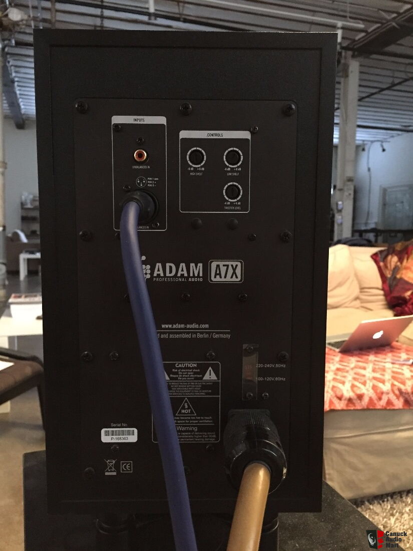 ADAM Audio A7X powered active studio monitor pair - ART folded-ribbon ...