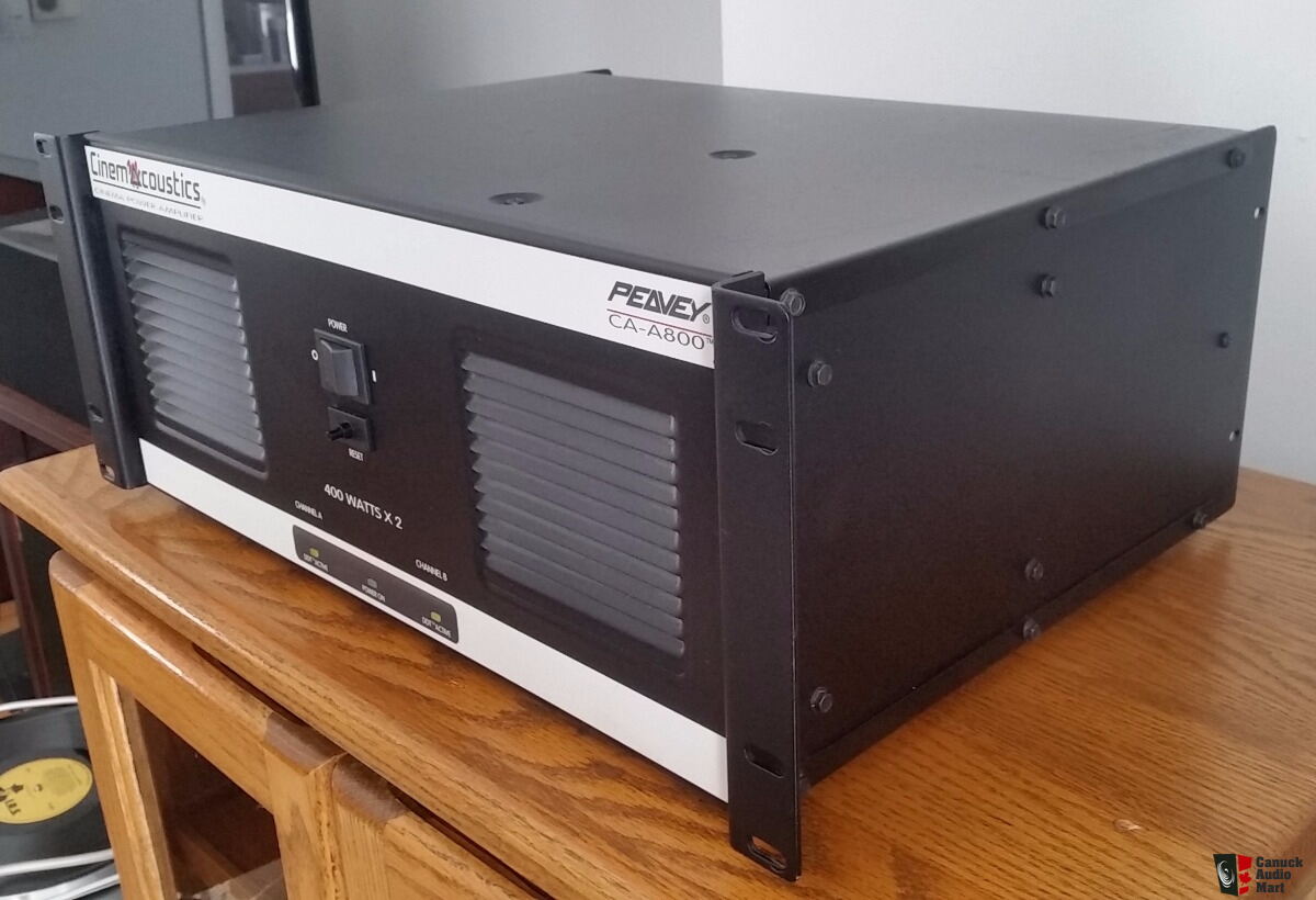Peavey CA-A800 amp-400 watts/channel @ 8 ohms (2000 watts bridged