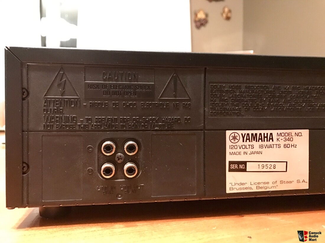 NM 1987 Yamaha K 340 Stereo Tape Deck Cassette Player Japan Crafted A1 nm-1987-yamaha-k-340-stereo-tape-deck-cassette-player-japan-crafted-a1