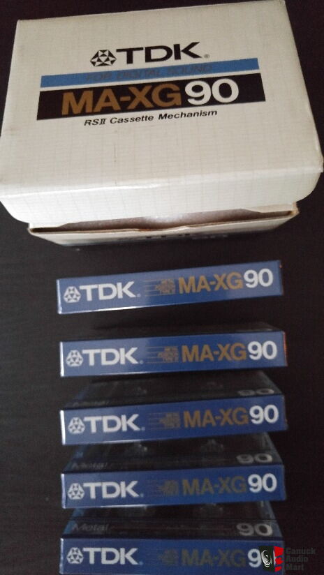 TDK MA-XG 90 5 pack in retail box NOS Photo #1467616 - US Audio Mart