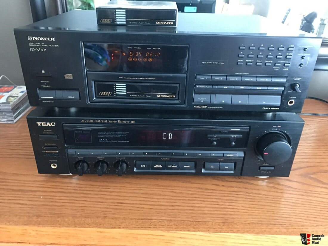 1992 Pioneer CD Player model PD-M701 6 Disk changer Japan Photo