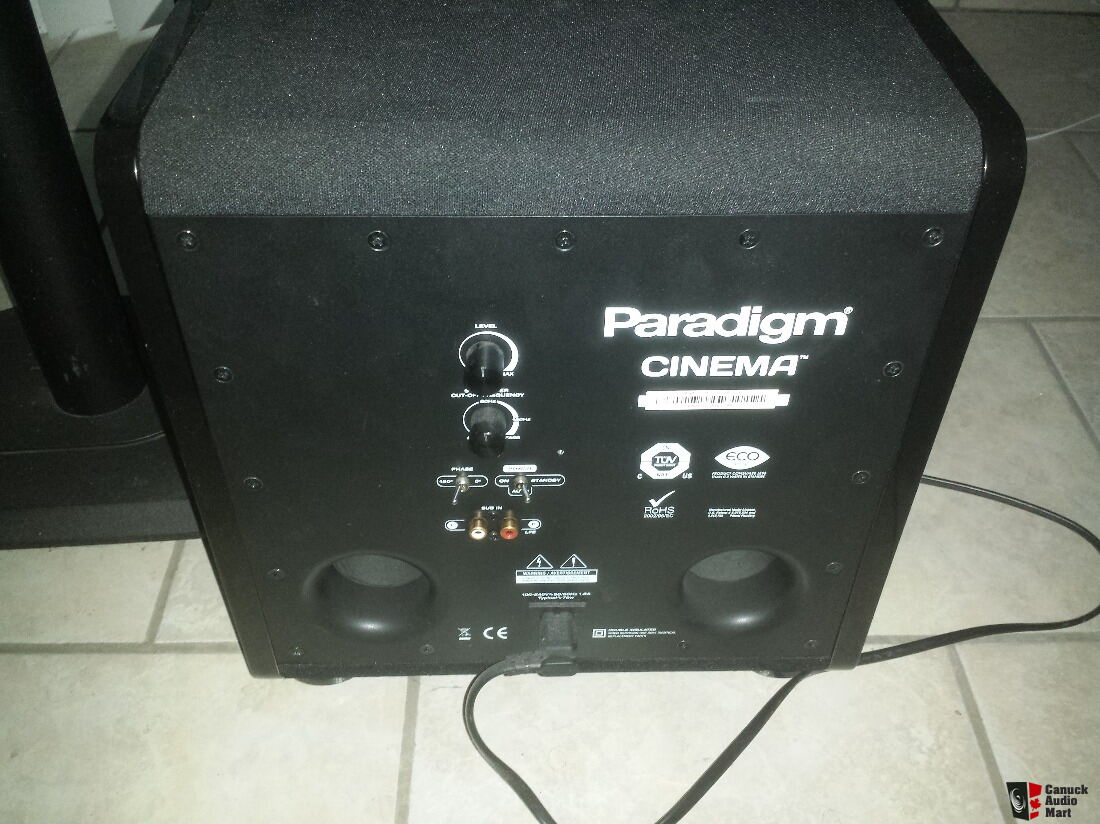 paradigm cinema subwoofer